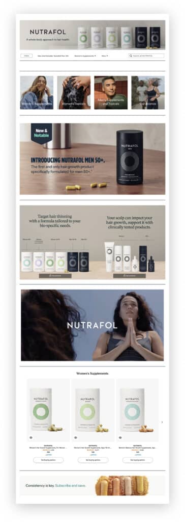 Nutrafol Amazon Brand Store